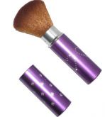 Mini kabuki Cosmetics Retractable Blush Brush # A208 Purple
